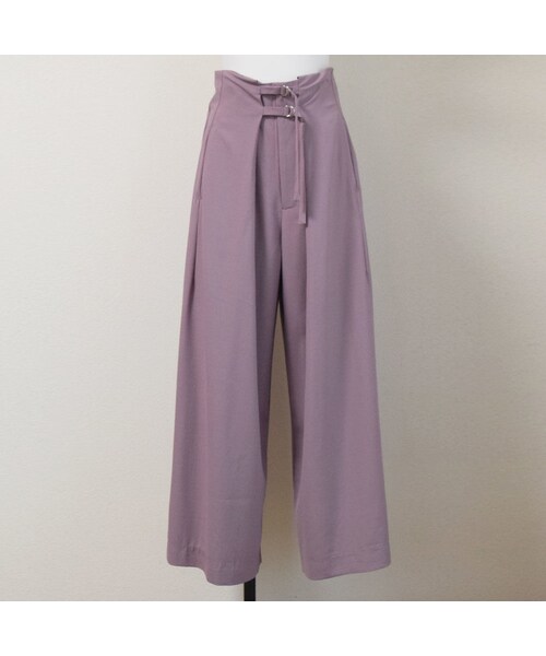 no brand(ノーブランド)の「ジョーゼットタックワイドPT(その他パンツ・レディース・その他)」の5枚目の写真