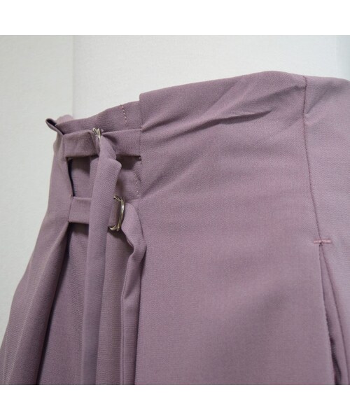 no brand(ノーブランド)の「ジョーゼットタックワイドPT(その他パンツ・レディース・その他)」の6枚目の写真