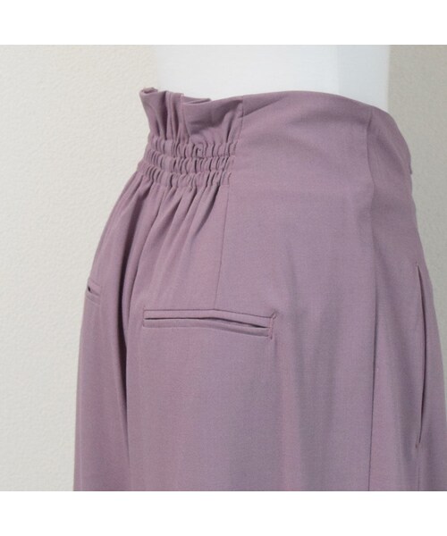no brand(ノーブランド)の「ジョーゼットタックワイドPT(その他パンツ・レディース・その他)」の7枚目の写真