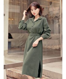 HOTPING | ストラップSETフロントボタンワンピース(ワンピース)