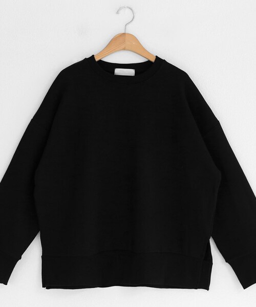 DHOLIC（ディーホリック）の「スリットヘムスウェット（スウェット・レディース・グレー/レッド/ホワイト/ブラック/グリーン・FREE）」の3枚目の写真