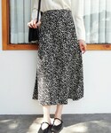 DHOLIC | ロングレオパードスカート(裙子)