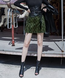 DINT | アニマルプリンティングミニスカート(スカート)