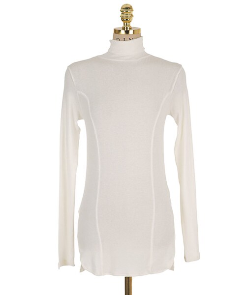 DINT（ディント）の「ハードニングスリムポロトップ（その他トップス・レディース・블랙/화이트/브라운/레드/그린・one(44~66size)）」の2枚目の写真