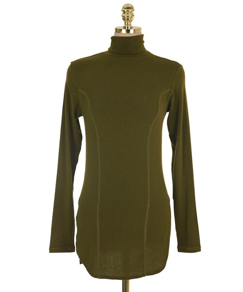 DINT（ディント）の「ハードニングスリムポロトップ（その他トップス・レディース・블랙/화이트/브라운/레드/그린・one(44~66size)）」の5枚目の写真