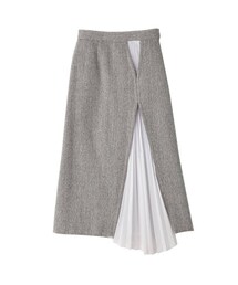 ELENDEEK | ELENDEEK　HELLINGBONE PLEATS LSK(スカート)