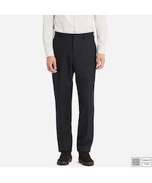 UNIQLO | ウールブレンドワイドテーパードパンツ(その他パンツ)