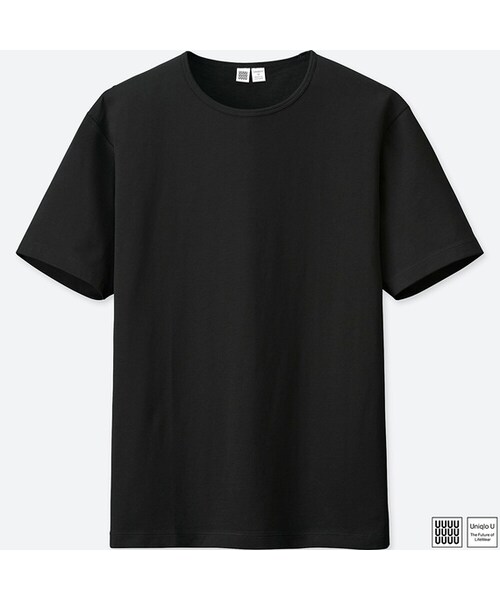 UNIQLO（ユニクロ）の「スーピマコットンクルーネックT（半袖）（Tシャツ/カットソー・メンズ・BLUE 68/BLACK 09/DARK GRAY 08/WHITE 00・XXL/M/L/S/XL）」の3枚目の写真