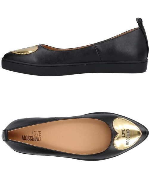 love moschino flat shoes