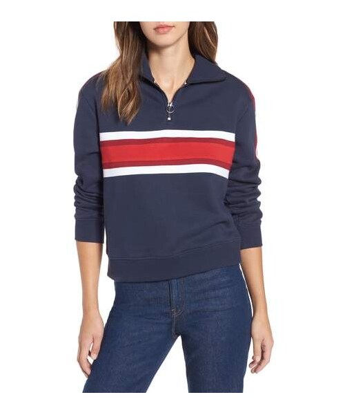 tommy jeans zip sweatshirt