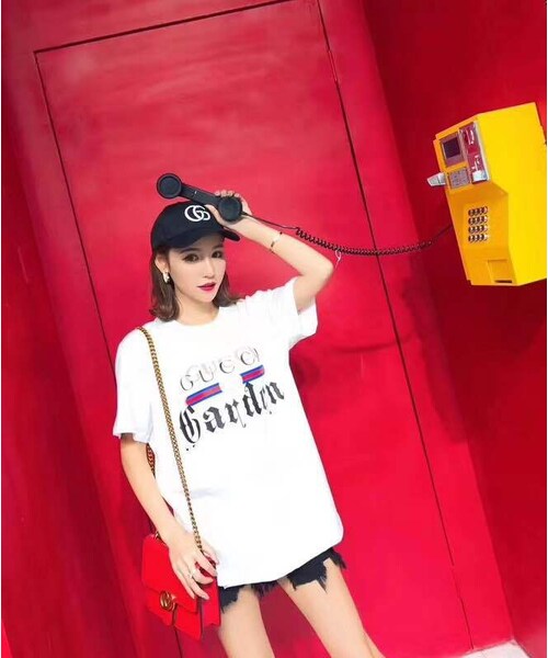 GUCCI アニミズモ 半袖Tシャツ グッチ 半袖Tシャツ 615044 xjd4g メンズ SIZE S GUCCI