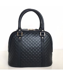 ☆極美品☆GUCCI　マイクログッチシマ　2wayバッグ　レザー　ドーム型　黒 20180915102530061_215.jpeg