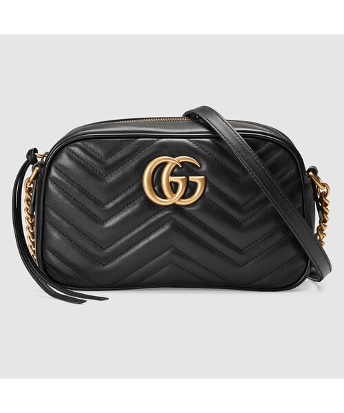 GUCCI(グッチ)の「GUCCI 〔GGマーモント〕キルティング スモール ショルダーバッグ(バックパック/リュック・その他)」の2枚目の写真
