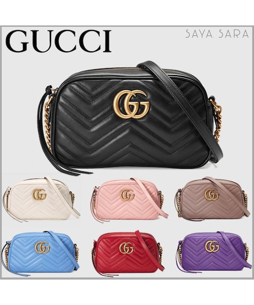 GUCCI(グッチ)の「GUCCI 〔GGマーモント〕キルティング スモール ショルダーバッグ(バックパック/リュック・その他)」の1枚目の写真