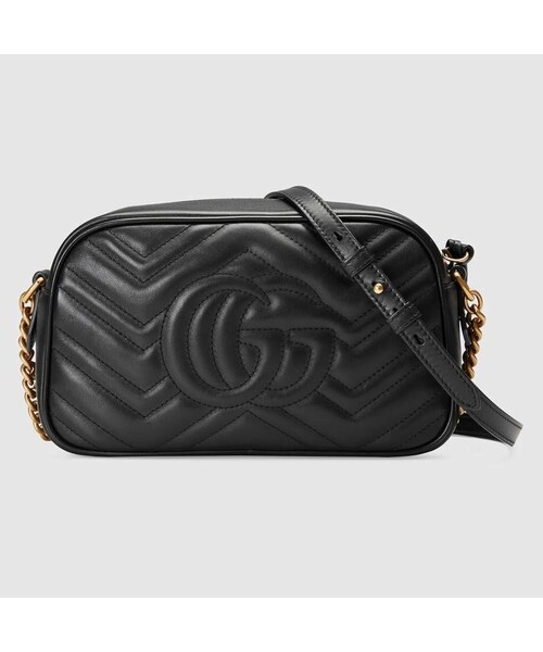 GUCCI(グッチ)の「GUCCI 〔GGマーモント〕キルティング スモール ショルダーバッグ(バックパック/リュック・その他)」の4枚目の写真