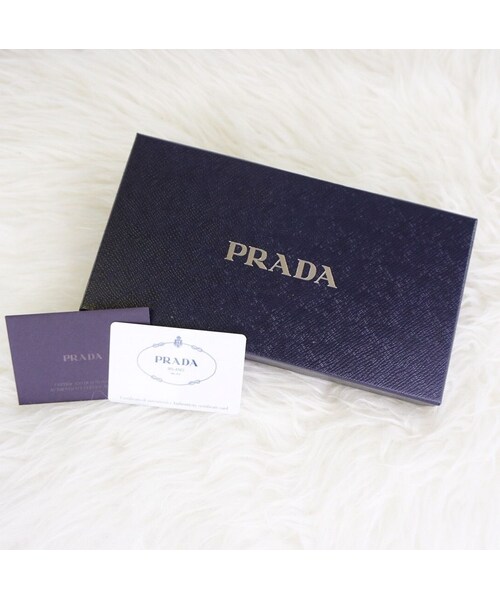 KOTO★新品未使用★プラダ★バイカラー★ユニセックス★長財布★ラウンド PRADA（プラダ）の「国内即発☆PRADA☆バイカラーラウンドZIP長