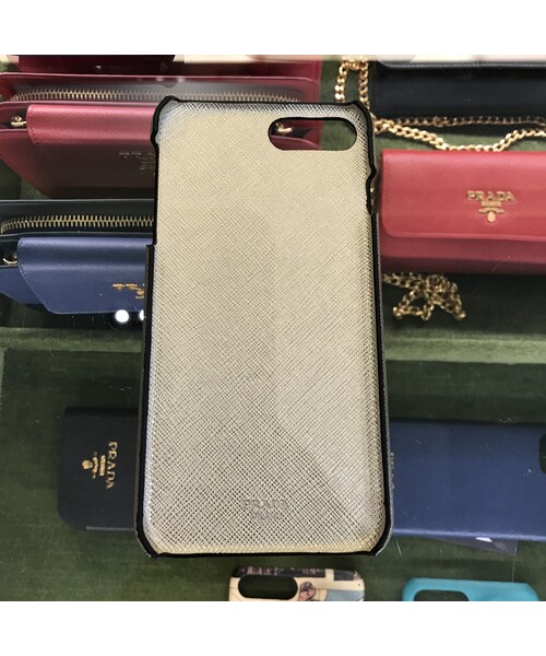 PRADA - プラダ☆PRADA☆iPhone7.8 plus カバー☆ PRADA（プラダ）の「正規品 ; 送料込【PRADA】カードポケット付