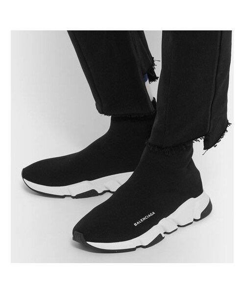 BALENCIAGA（バレンシアガ）の「★関税負担★BALENCIAGA★Speed Sock Stretch-Knit Sneakers（スニーカー・メンズ・その他）」の2枚目の写真