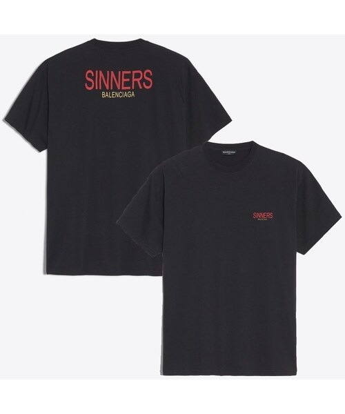 5日まで！｣BALENCIAGA sinners T-shirt - Tシャツ/カットソー(半袖/袖なし)