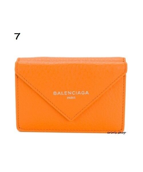 【送料込★追跡付】BALENCIAGA★PAPIER ミニウォレット*新色あり 送料込☆追跡付】BALENCIAGA☆PAPIER ミニウォレット*新色あり
