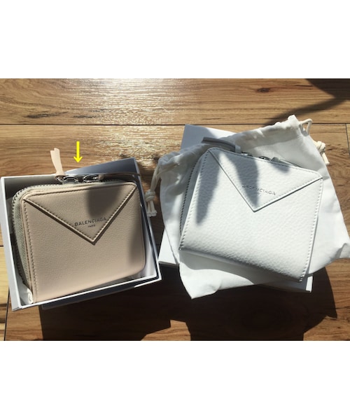 BALENCIAGA バレンシアガ ALL OVER BILLFOLD 財布 関税負担なし☆BALENCIAGA バレンシアガ CASH LOGO 二つ折り財布