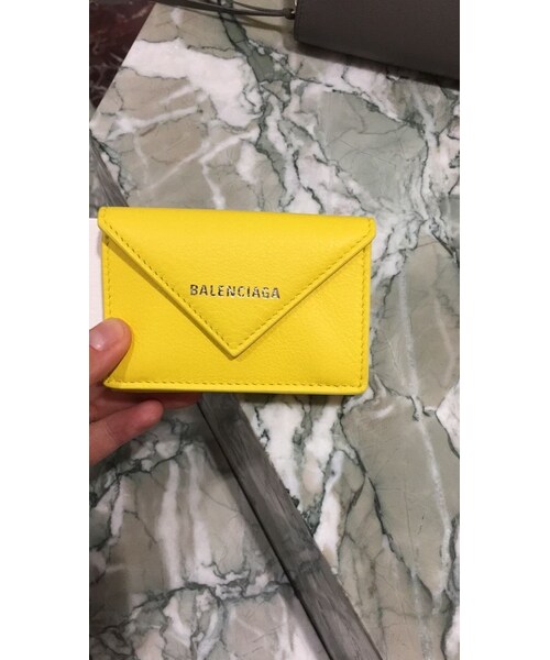 【美品BALENCIAGA バレンシアガ / エブリデイミニウォレット 限定格安 BALENCIAGA ミニウォレット バブルガムピンク