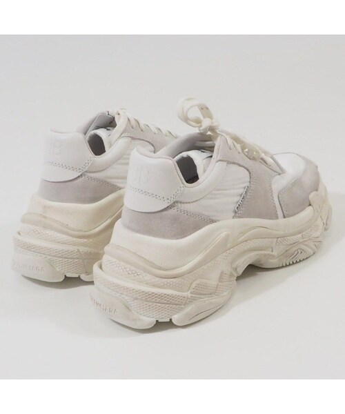 BALENCIAGA 23AW Triple S オーバーソール スニーカー ホワイト の ウィメンズ Triple S Clear Sole スニーカー