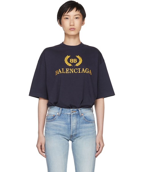 直営店☆BALENCIAGA☆オシャレ♪BB Corp Tシャツ 直営店☆BALENCIAGA☆オシャレ♪BB Corp Tシャツ (BALENCIAGA/T