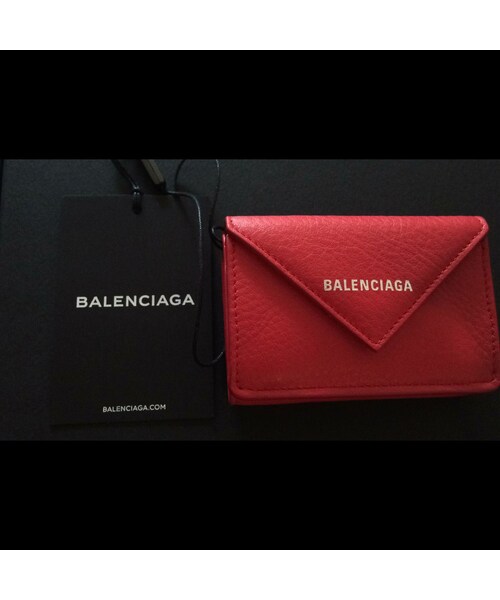 BALENCIAGA（バレンシアガ）の「バレンシアガ☆ペーパーミニウォレット