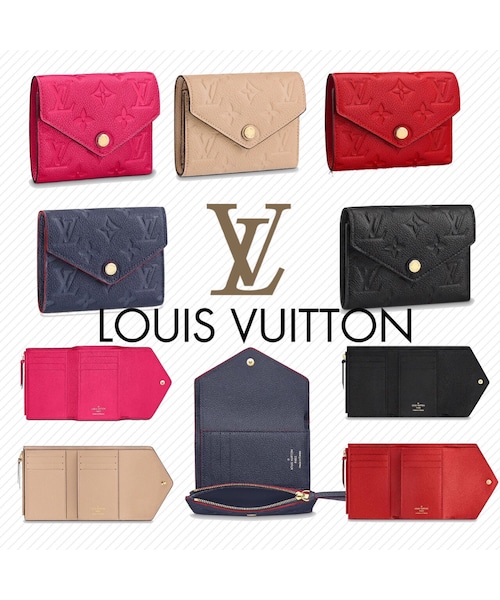 Louis Vuitton ルイヴィトン の ルイヴィトン直営店 アンプラントヴイクトリーヌミニ財布 財布 Wear