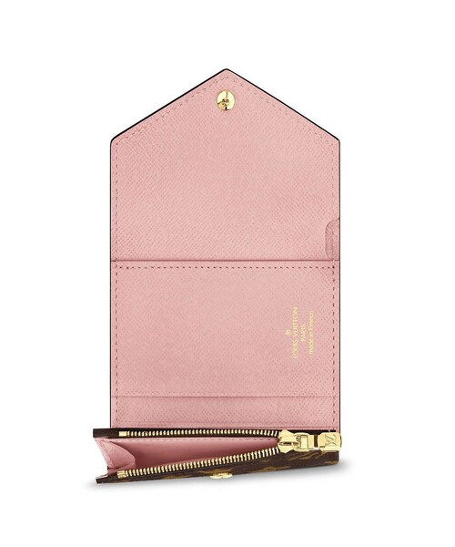 ポルトフォイユ ゾエ ピンク ルイヴィトン 三つ折り財布 モノグラム