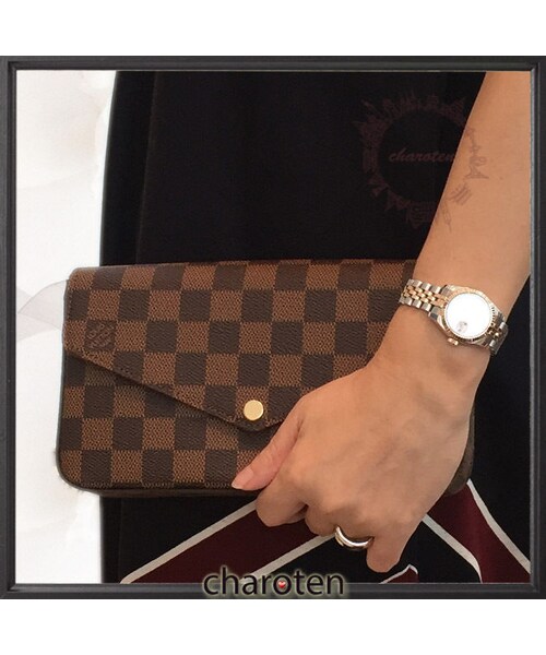 LOUIS VUITTON（ルイヴィトン）の「【関税補償追跡付】グラマラス♡ポシェット・フェリーチェ（トートバッグ・その他）」の2枚目の写真