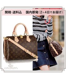 LOUIS VUITTON | 国内発[Louis Vuitton]☆Spur掲載☆スピーディ バンドリエール25(トートバッグ)