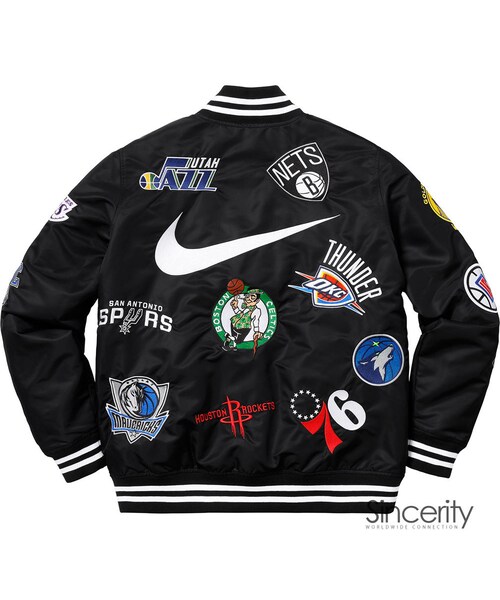 送料込 L Supreme NBA Teams Warm-UP jacketジャケット/アウター