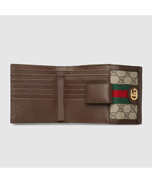 GUCCI（グッチ）の「GUCCI Ophidia大人気オフィディアGG フレンチフラップウォレット（財布・レディース・その他）」の3枚目の写真
