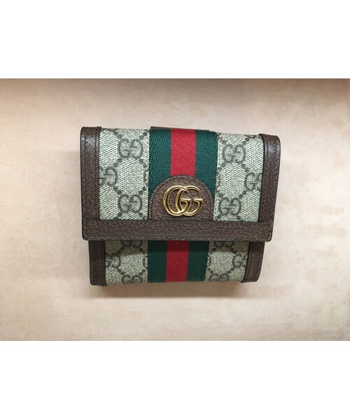 GUCCI（グッチ）の「GUCCI Ophidia大人気オフィディアGG フレンチフラップウォレット（財布・レディース・その他）」の9枚目の写真