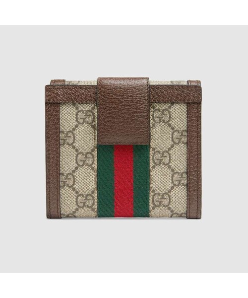 GUCCI（グッチ）の「GUCCI Ophidia大人気オフィディアGG フレンチフラップウォレット（財布・レディース・その他）」の4枚目の写真
