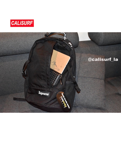 supreme backpack black ss18