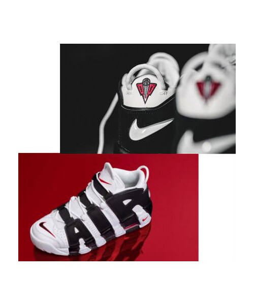 NIKE(ナイキ)の「大人気モアテン★モノクロームカラー NIKE AIR MORE UPTEMPO(スニーカー・その他)」の5枚目の写真