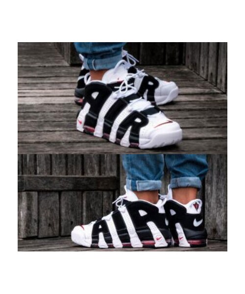 NIKE(ナイキ)の「大人気モアテン★モノクロームカラー NIKE AIR MORE UPTEMPO(スニーカー・その他)」の6枚目の写真