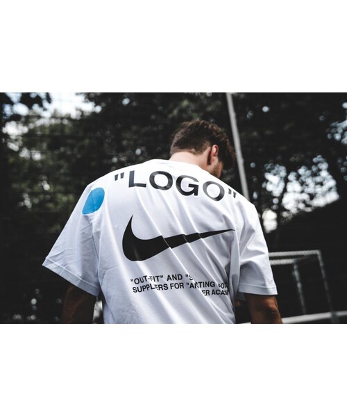 NIKE OFF-WHITE サッカーTシャツ・カットソー Nike x Off-White™ Men's Allover Print Jersey. Nike JP