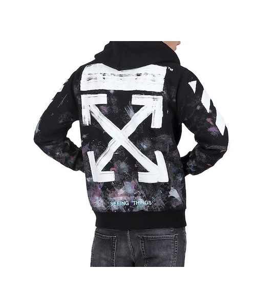 OFF-WHITE Diag Galaxy パーカー Mサイズ トップス