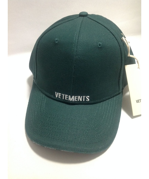 VETEMENTS/ヴェトモン　キャップ　グリーン VETEMENTS（ヴェトモン）の「【関税込】新作□VETEMENTS□ヴェトモン