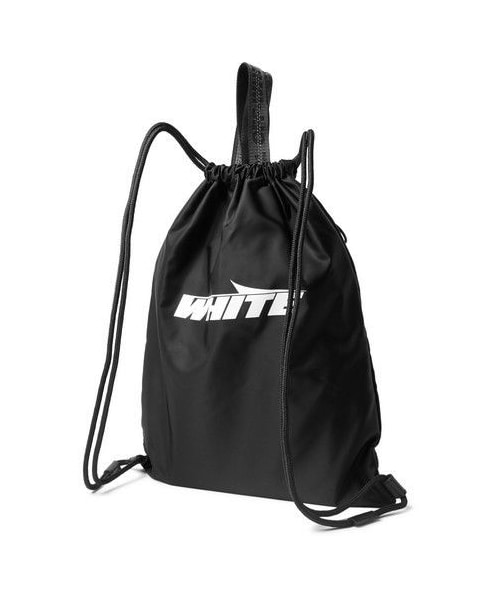 NIKE(ナイキ)の「【Off-White】ロゴプリント ナップサック NIKE(ナイキ)の「【Off-White】ロゴプリント ナップサック