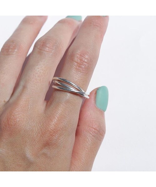 Handmade(ハンドメイド)の「awawa ring(リング・レディース・その他)」の3枚目の写真