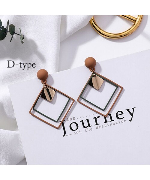 copine（コピン）の「再入荷！カラースクエアフレームデザインピアス(4type)【クリックポスト対象商品】（ピアス（両耳用）・レディース・その他）」の5枚目の写真