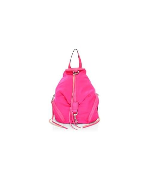 REBECCA MINKOFF（レベッカミンコフ）の「Rebecca Minkoff Mini Julian Leather Backpack（バックパック/リュック・レディース・Blue Iris/Magenta/Black・One Size）」の2枚目の写真