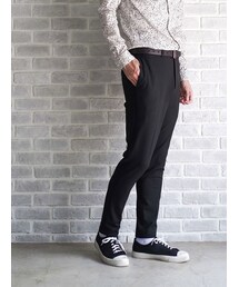 LOUNGE LIZARD R/P TWILL 2WAY スラックス LOUNGE LIZARD（ラウンジリザード）の「P/R 2 WAY STRETCH
