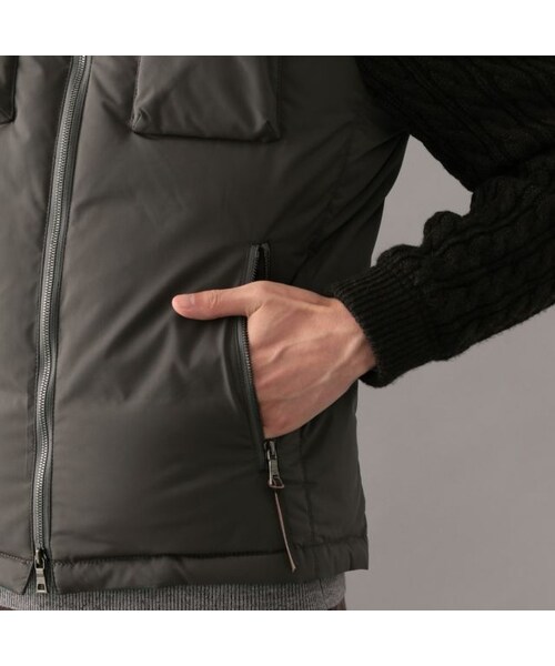 EPOCA UOMO（エポカウォモ）の「ニットコンビダウンブルゾン（）」 - WEAR