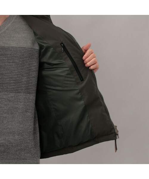 EPOCA UOMO（エポカウォモ）の「ニットコンビダウンブルゾン（）」 - WEAR